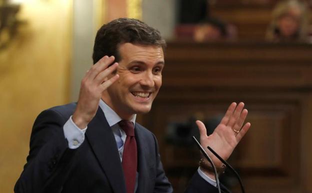 Pablo Casado, presidente del PP. 