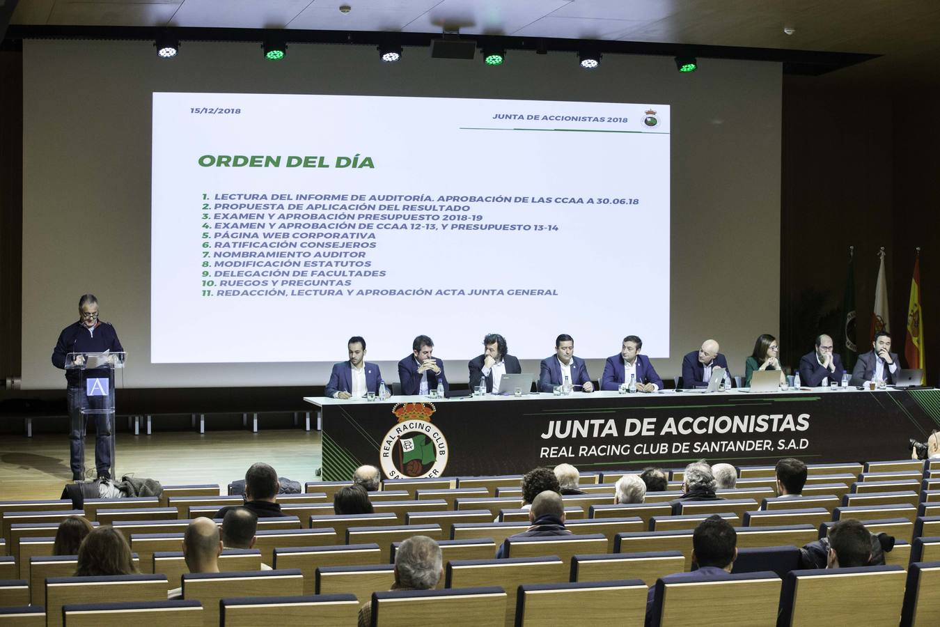 El club cántabro ha celebrao su asamble anual para aprobar un presupuestos de 3,5 millones de euros.