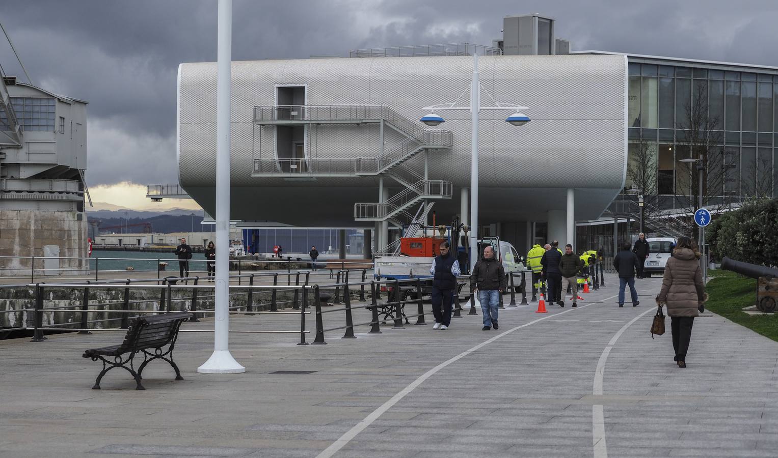 Fotos: Cierran el Muelle de Maura por riesgo estructural