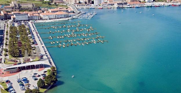 Recreación de cómo quedará el puerto deportivo de San Vicente.