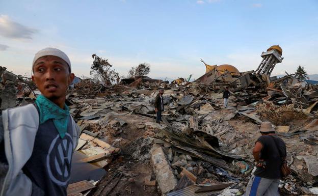 Destrozos causados por el terremoto en la isla de Lombok, el pasado agosto.