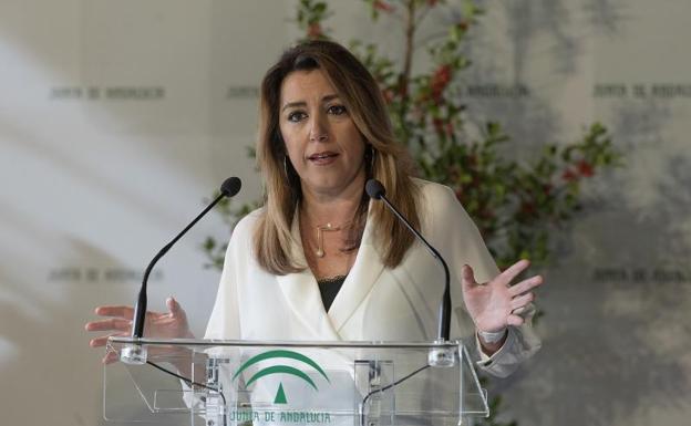 Susana Díaz marca distancias con Pedro Sánchez sobre Cataluña