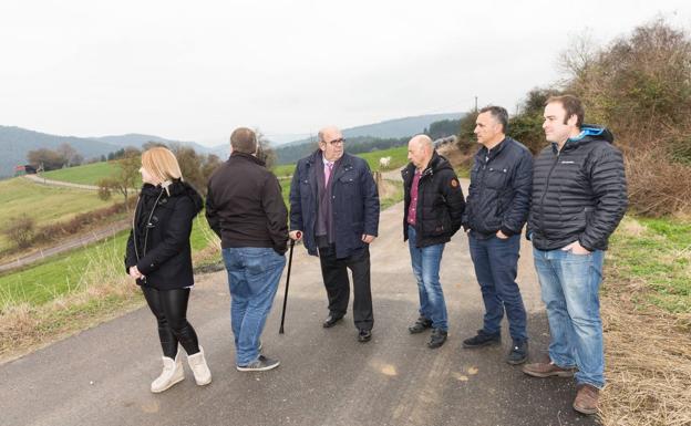 Reparados todos los caminos rurales de Vidular