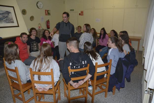 Imagen de archivo de los jóvenes en la última edición del curso de monitores. 