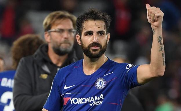 Cesc Fàbregas, tras un partido con el Chelsea.