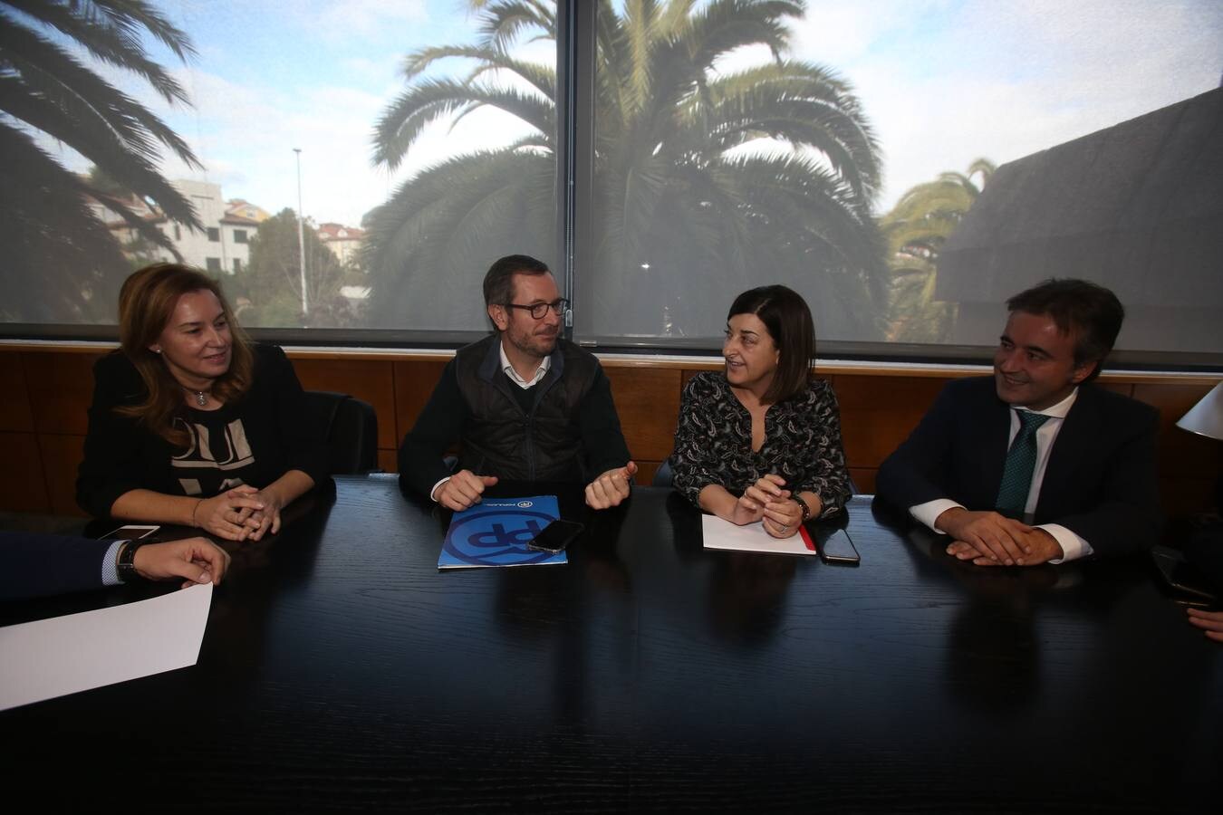 Madrazo, Maroto, Buruaga y Movellán reunidos este martes en Santander