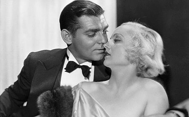 Clark Gable y Carole Lombard.