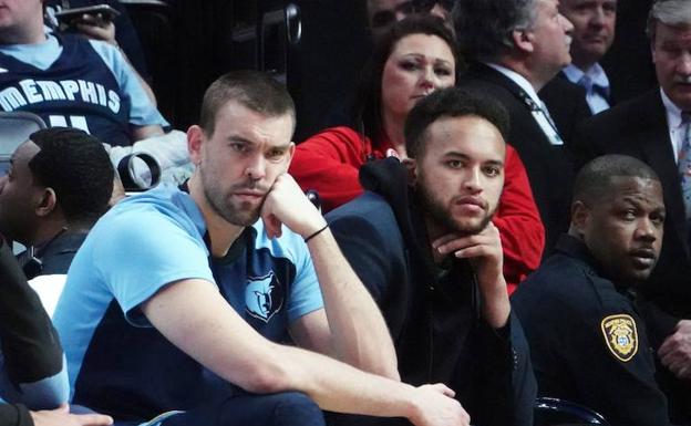 Marc Gasol, con gesto serio. 