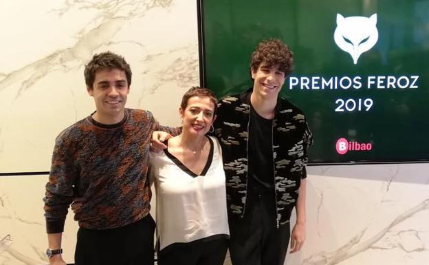 Acto de presentación de nominados, con 'Los Javis' y María Guerra, presidenta de la AICE.