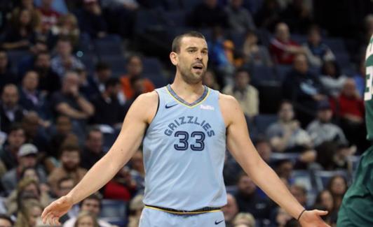 Marc Gasol, durante un partido. 