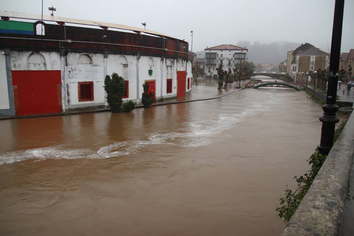 Imágenes de las inundaciones en las zonas de Ampuero y Soba