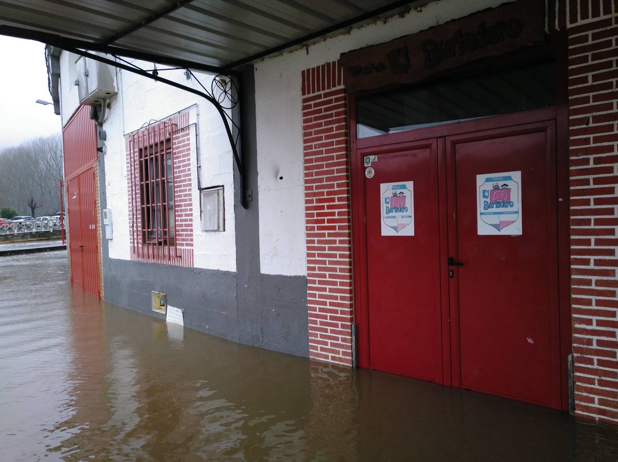 Imágenes de las inundaciones en las zonas de Ampuero y Soba