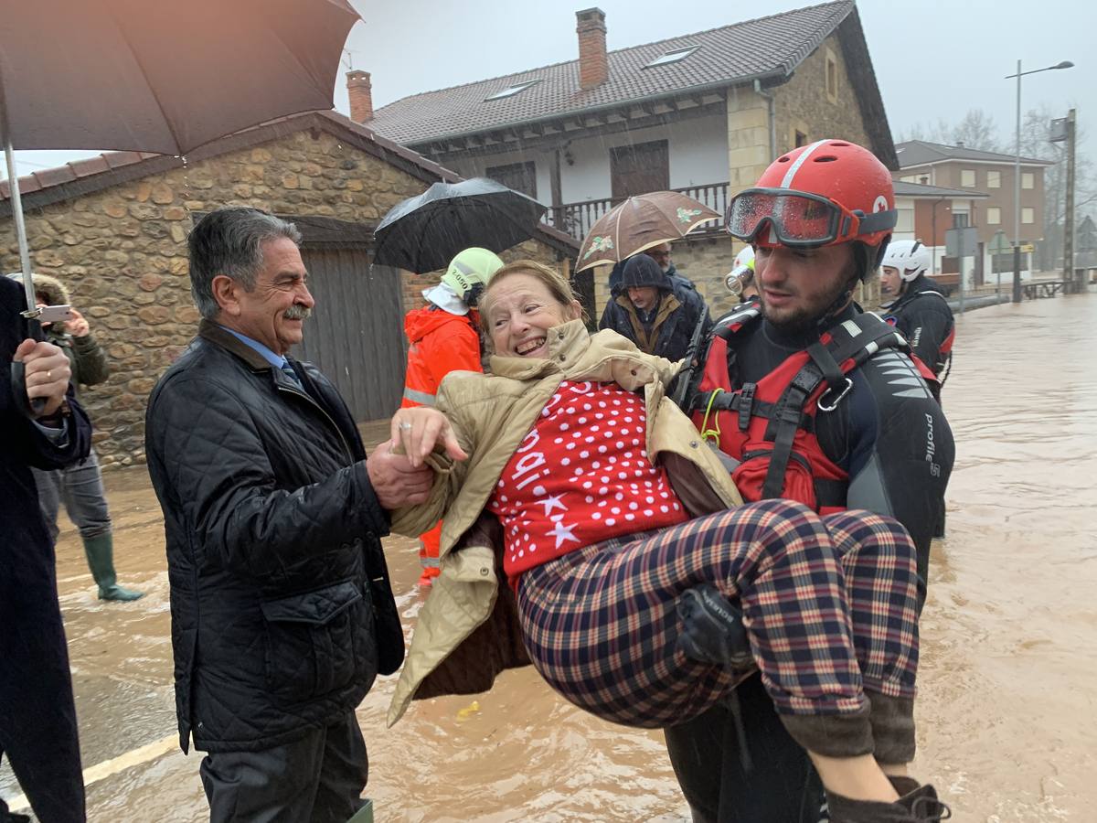 Fotos: Las inundaciones en los municipios de Mazcuerras y Cabezón de la Sal