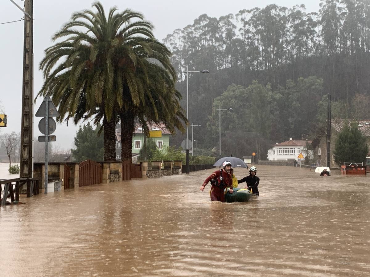 Fotos: Las inundaciones en los municipios de Mazcuerras y Cabezón de la Sal