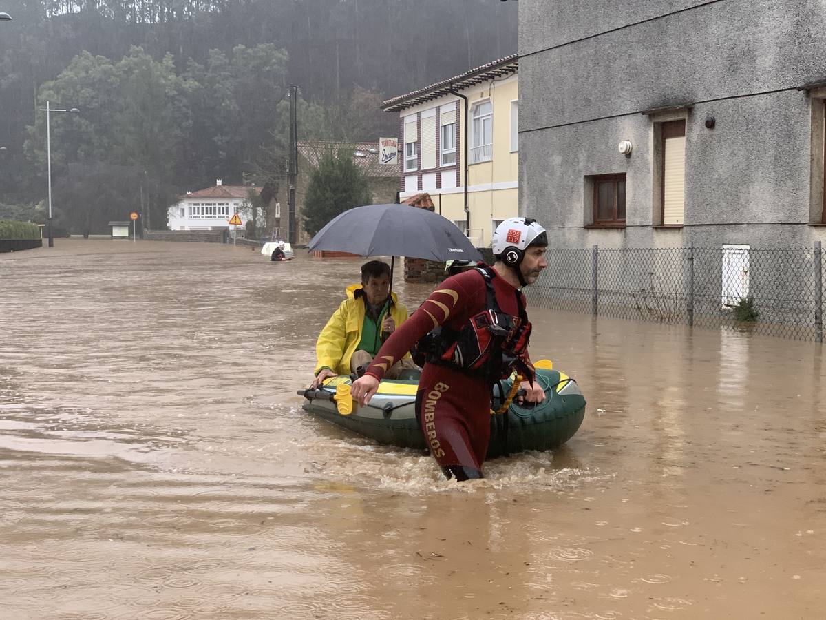 Fotos: Las inundaciones en los municipios de Mazcuerras y Cabezón de la Sal