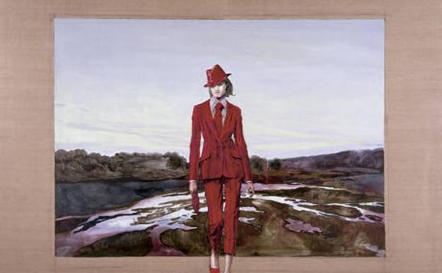 'Saliendo del paisaje', 2000. Pintura sobre tela. Colección Museo Reina Sofía 