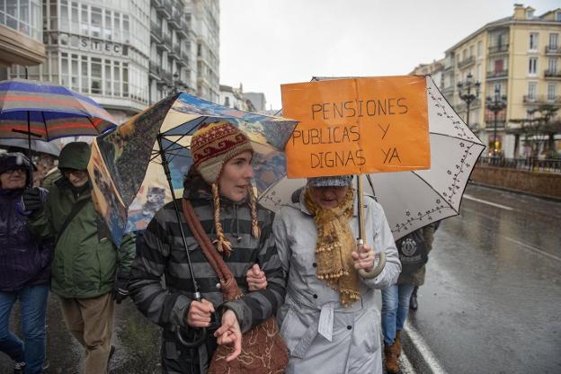 Participantes en la manifestación de Santander del pasado sábado.