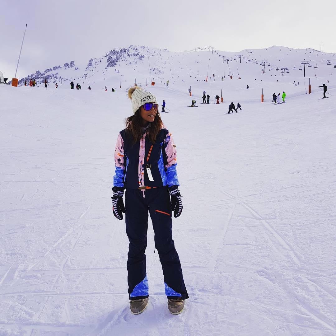 Paula Echevarría, en la nieve.