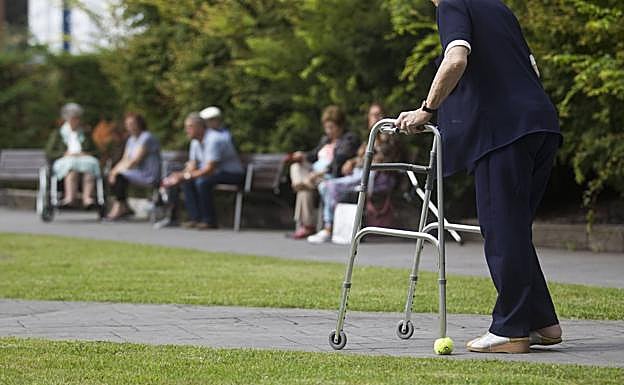 Personas dependientes en un centro de Maliaño.