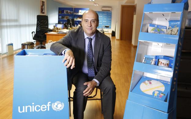 Javier Martos, director ejecutivo de Unicef desde 2013. :