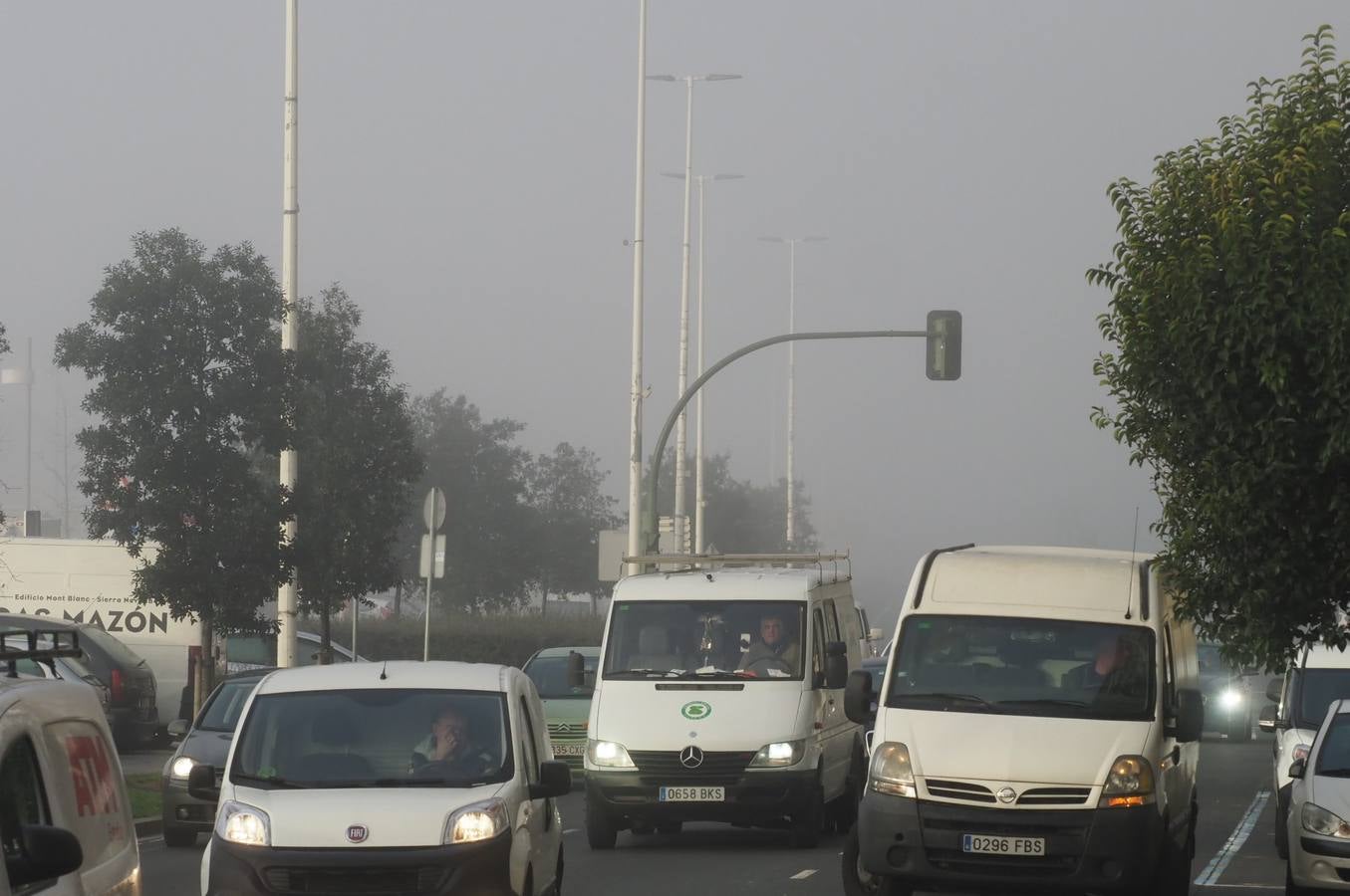 Fotos: Santander amanece tapada por la niebla