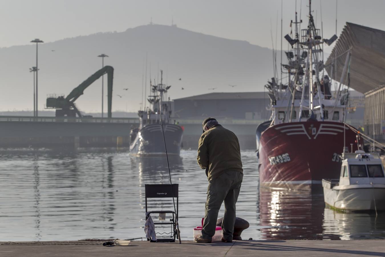 Fotos: Santander amanece tapada por la niebla