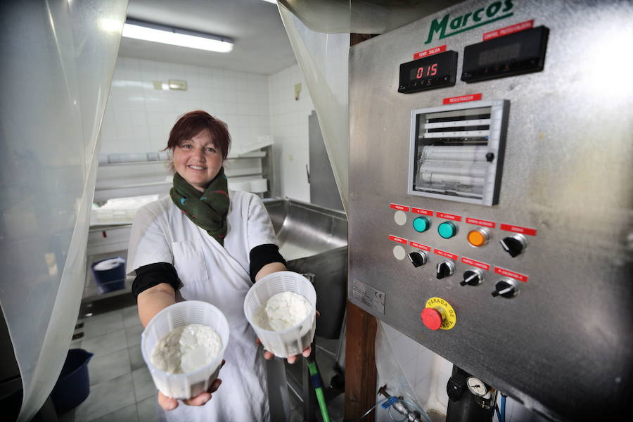 Teresa Marín Real, de la quesería La Ganceuca de Roiz,