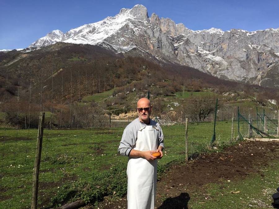 Antonio Sánchez Briz, de la quesería Peña Remoña de Pido.