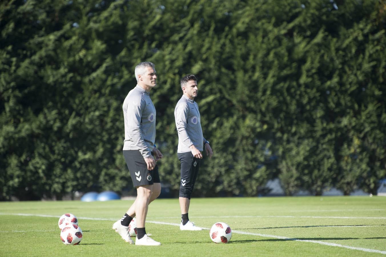 Fotos: Entrenamiento del Racing para preparar el partido de Langreo