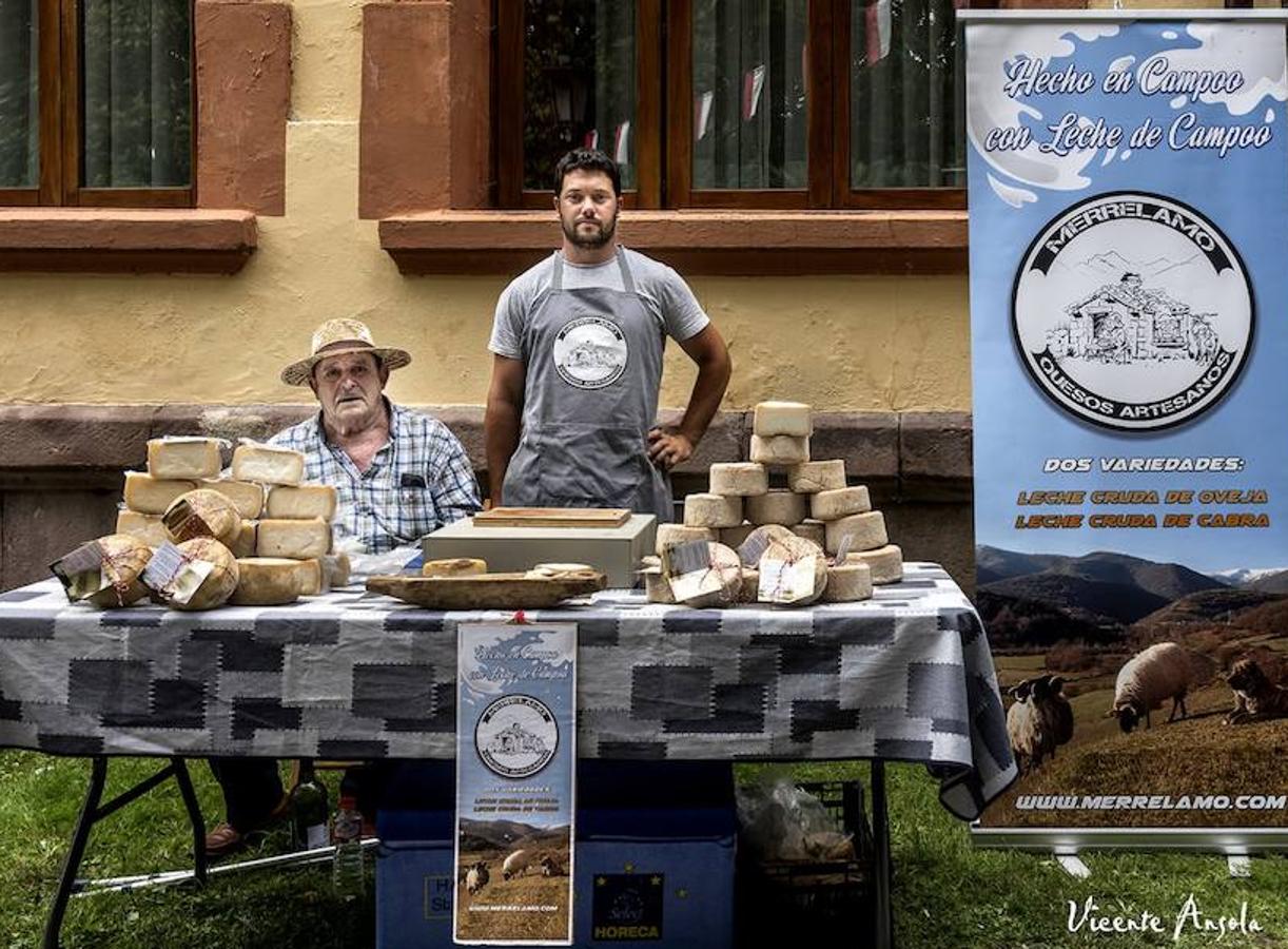Responsables de la quesería Merrelamo, de Campoo de Suso.