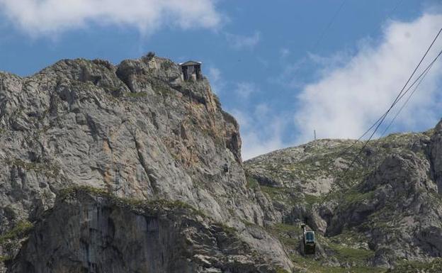 Teleférico de Fuente Dé, en Picos de Europa. 