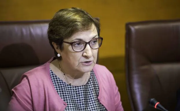 Luisa Real, responsable máxima de la Consejería de Sanidad del Gobierno cántabro. 