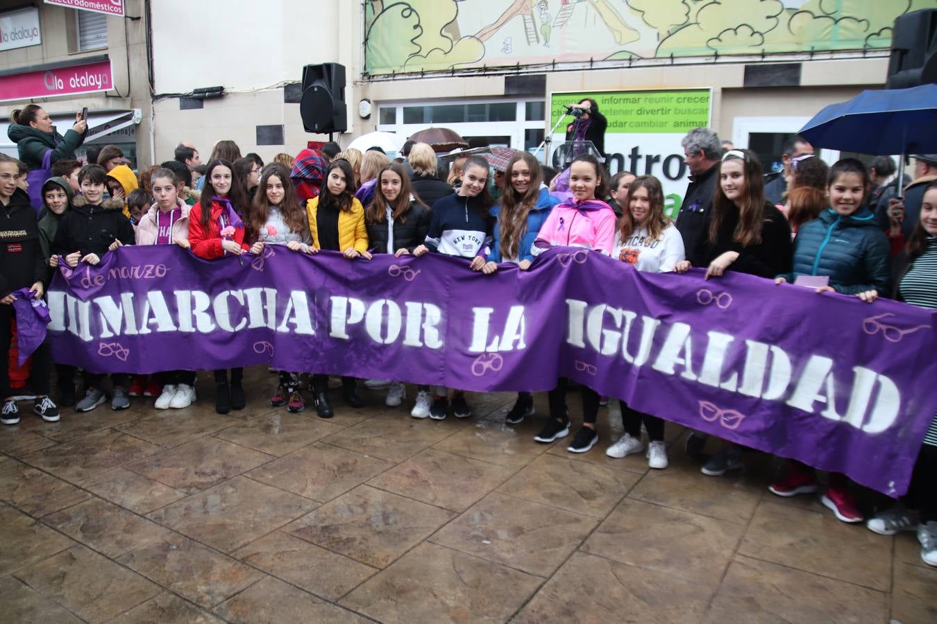 Manifestación celebrada este viernes en Castro Urdiales