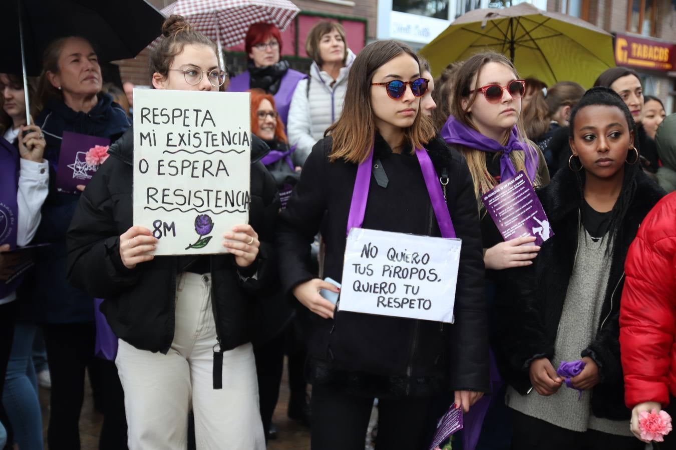 Manifestación celebrada este viernes en Castro Urdiales