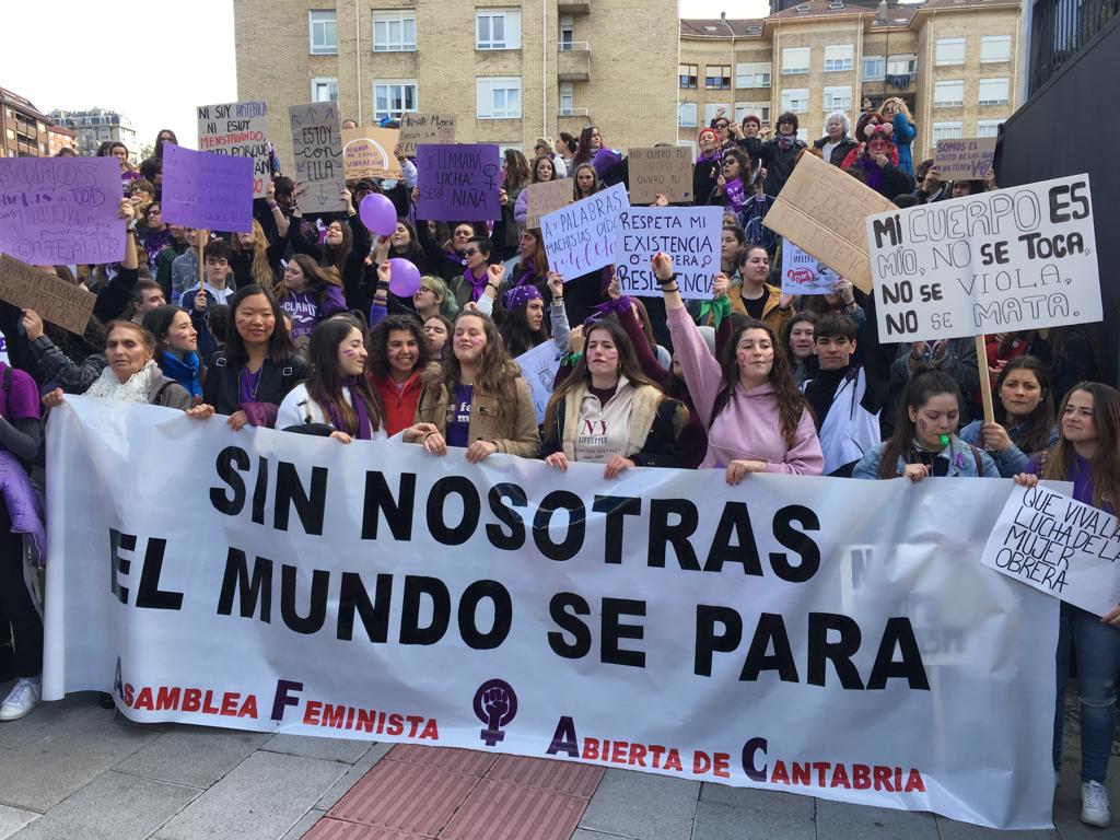 El pasacalles de las mujeres, por Tetuán.