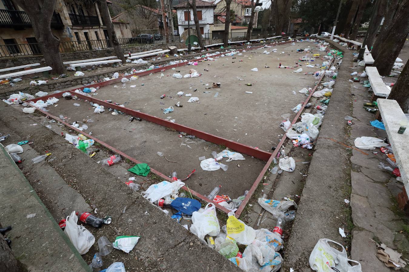 Fotos: Así quedó Cabezón tras el carnaval