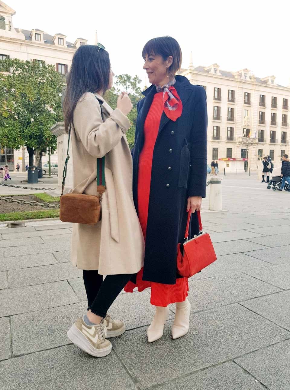 Con este look me encontré con una cómplice de estilo inesperada, mi hija mediana, Paula.