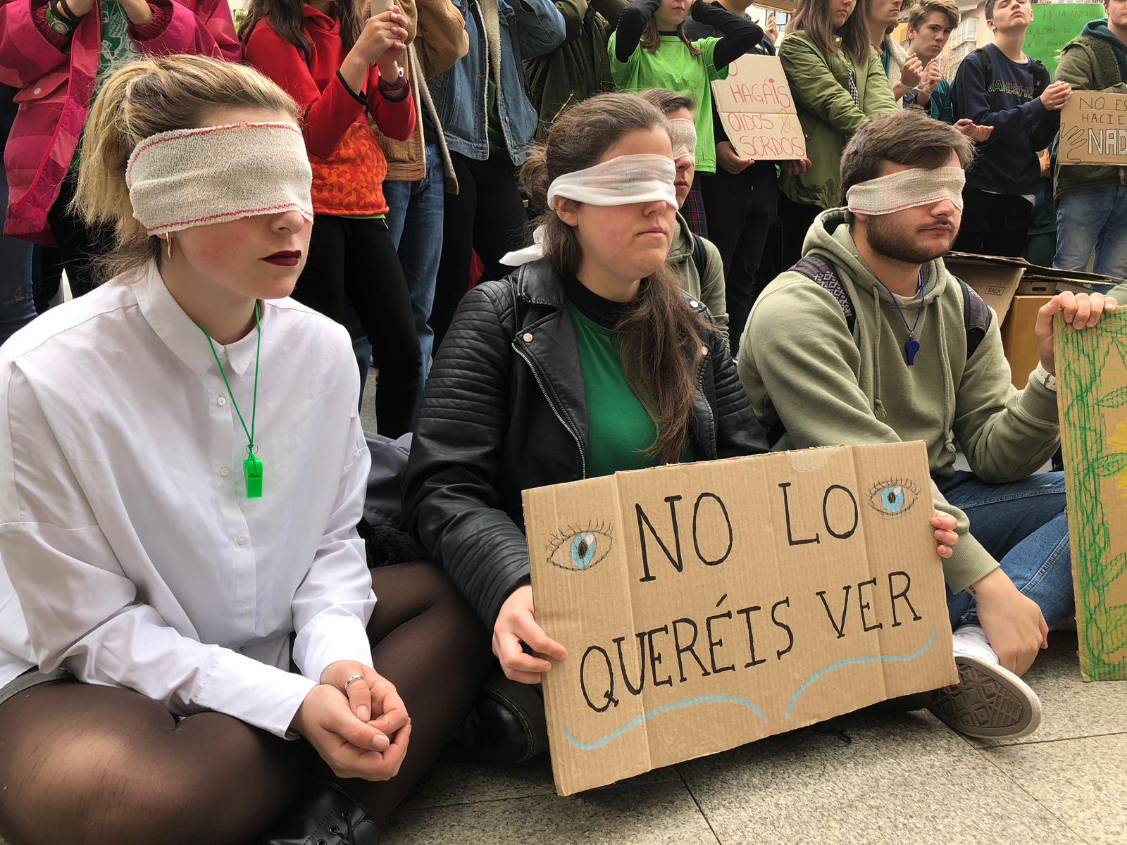 Fotos: Manifestación de los jóvenes para luchar contra el cambio climático