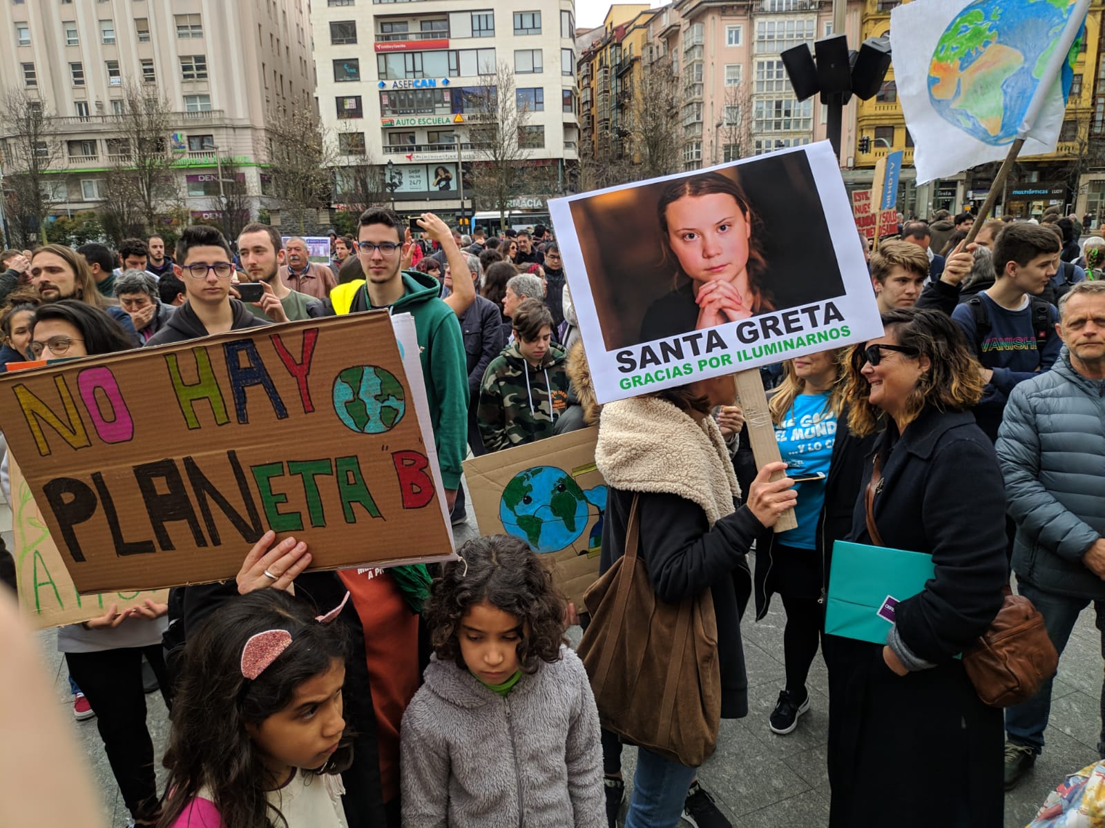 Fotos: Manifestación de los jóvenes para luchar contra el cambio climático