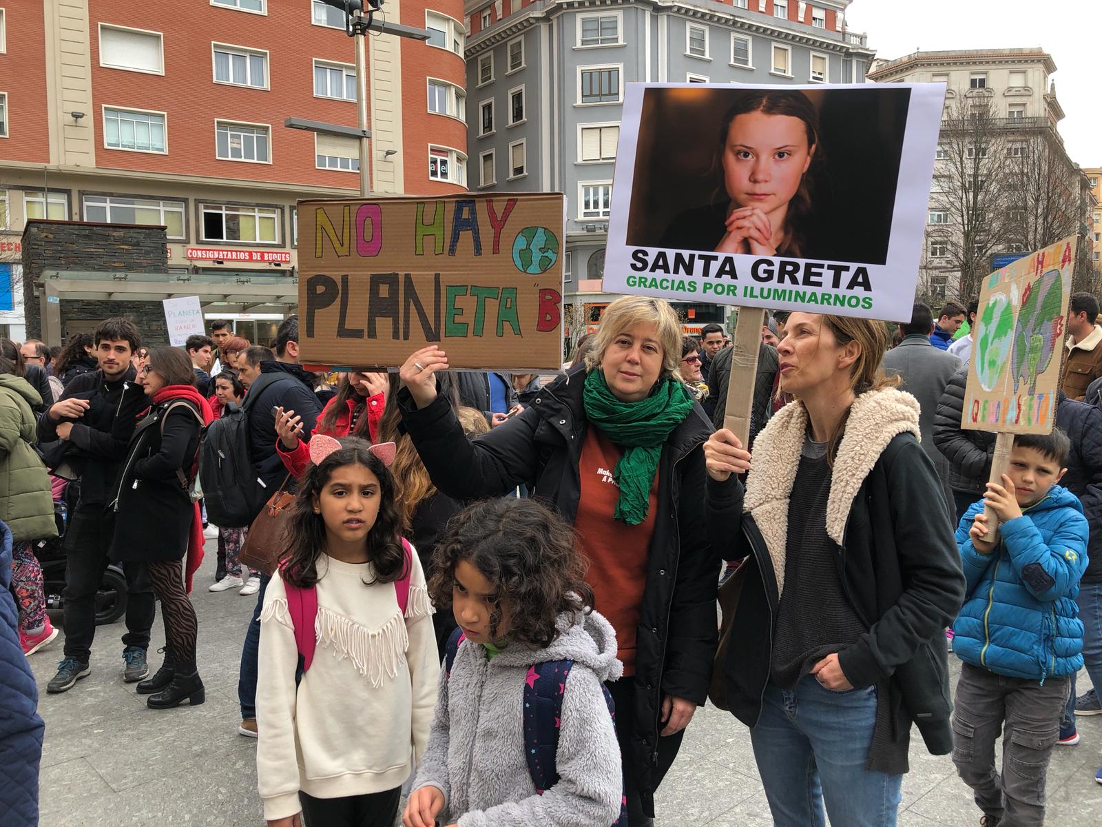 Fotos: Manifestación de los jóvenes para luchar contra el cambio climático