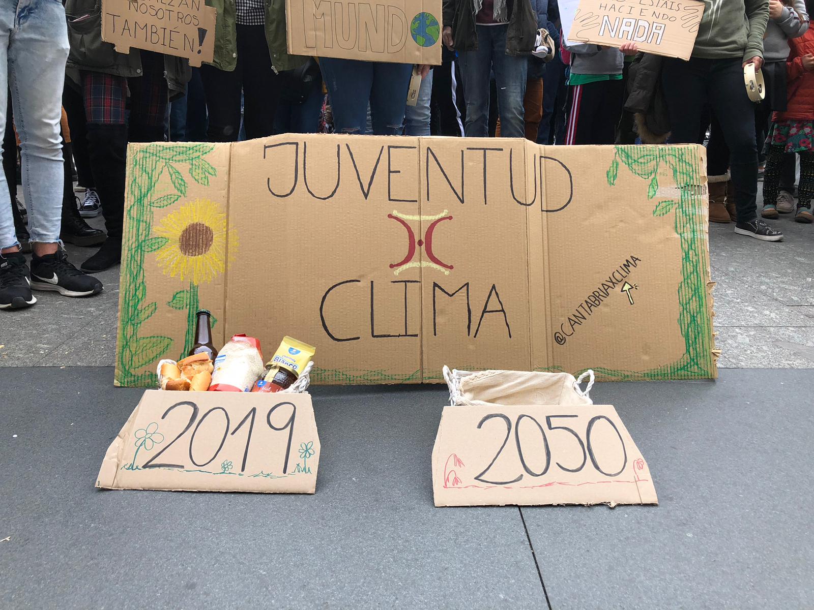 Fotos: Manifestación de los jóvenes para luchar contra el cambio climático