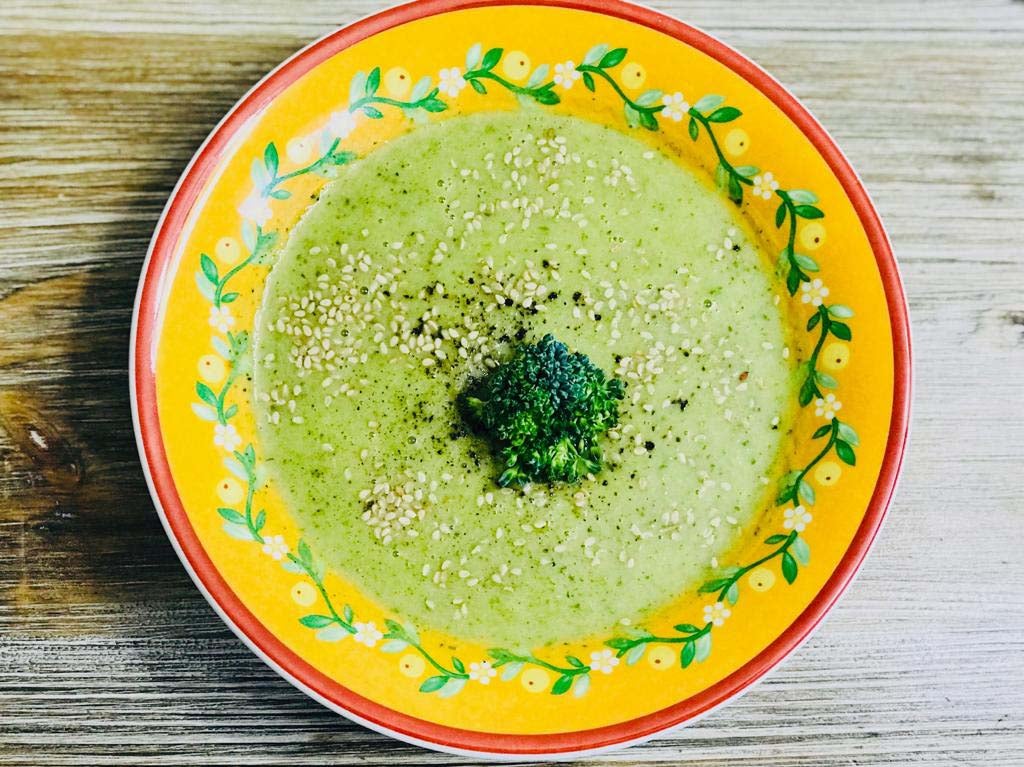 CREMA DE BRÓCOLI. Resultado final, ¡lista para comer!