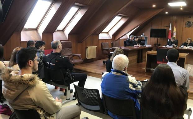 Imagen del juicio en la Audiencia Nacional de Cantabria.