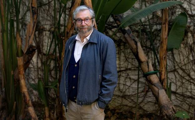 Antonio Muñoz Molina, ayer, en la presentación de su nueva novela en Barcelona.