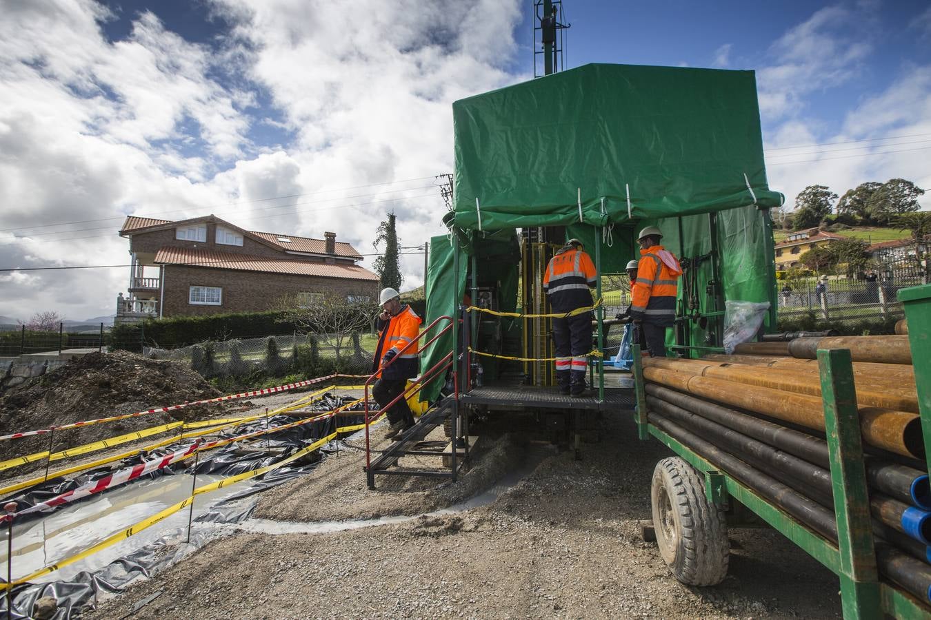 Fotos: Primeros sondeos de la mina de zinc del Besaya