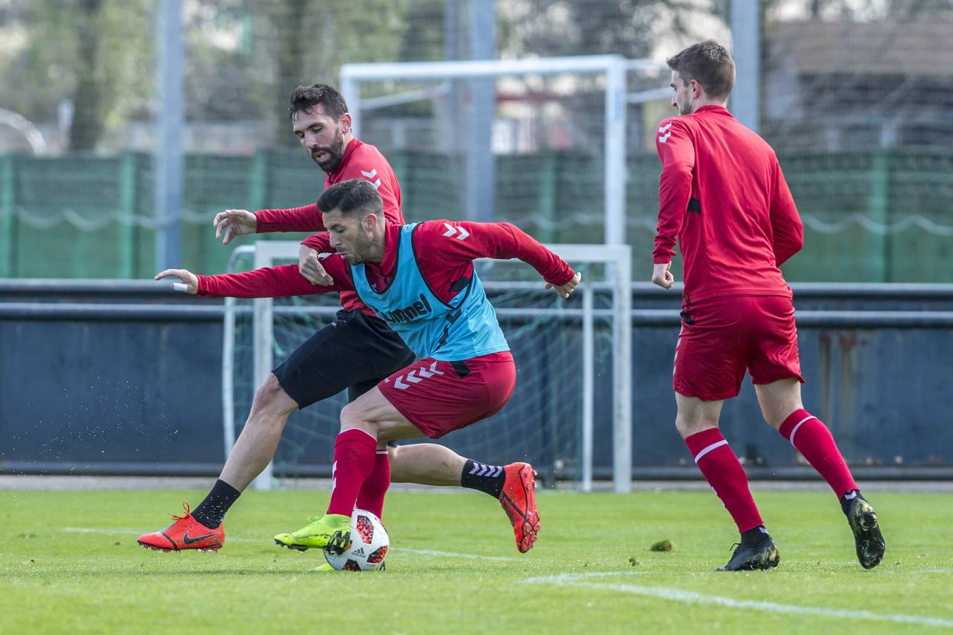 Fotos: Entrenamiento del Racing para preparar el partido ante el Real Unión