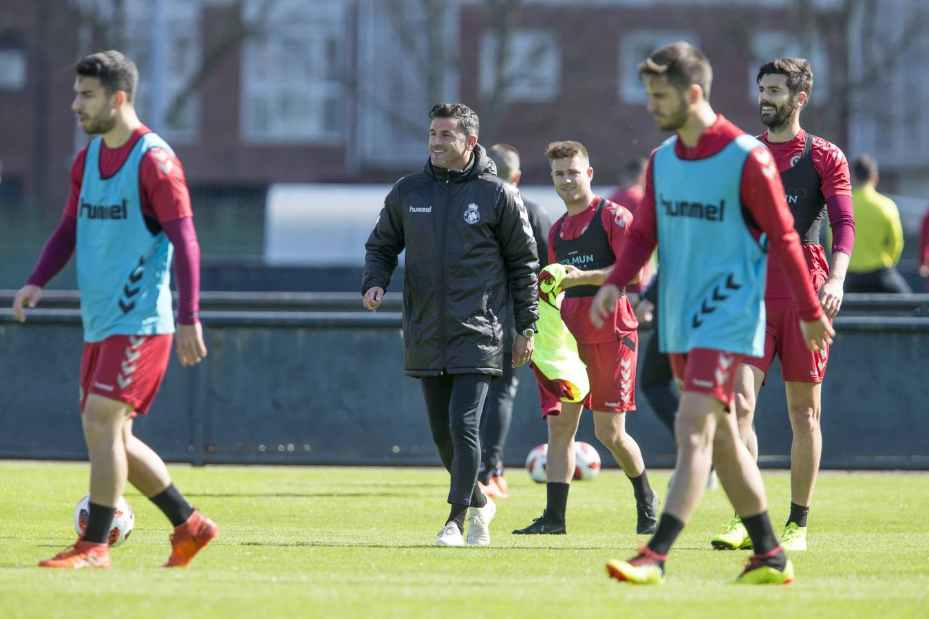 Fotos: Entrenamiento del Racing para preparar el partido ante el Real Unión