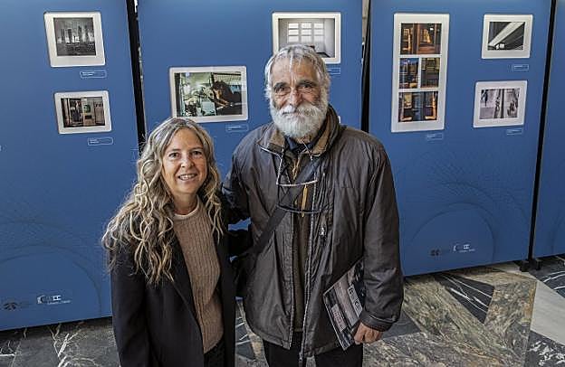 Cristina Bezanilla, ganadora de esta edición, y Antonio Manzano, triunfador hace cuatro años. :: daniel pedriza