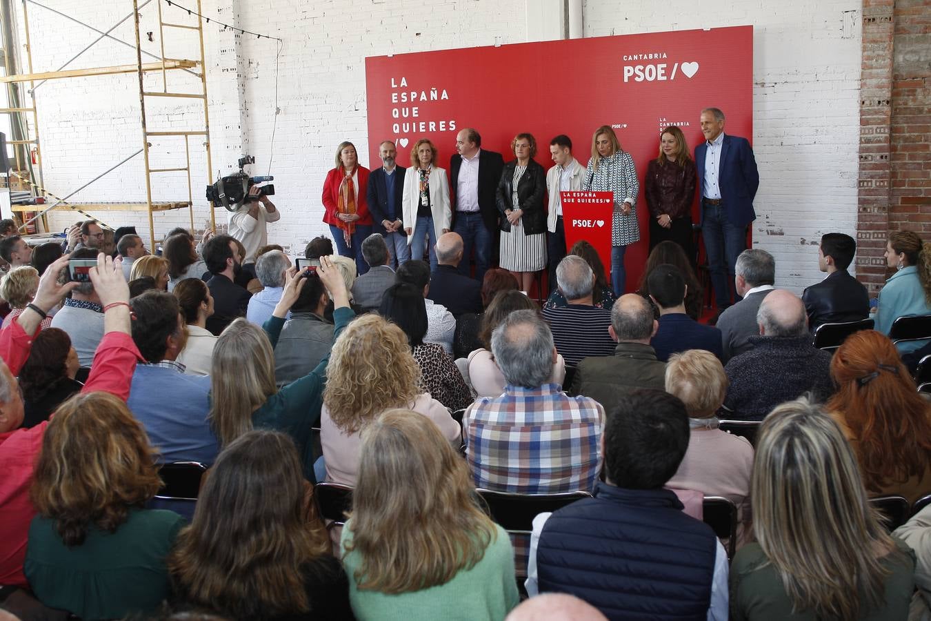 El PSOE cántabro ha rpesentado oficialmente a sus candidatos para las elecciones del 28 de abril.