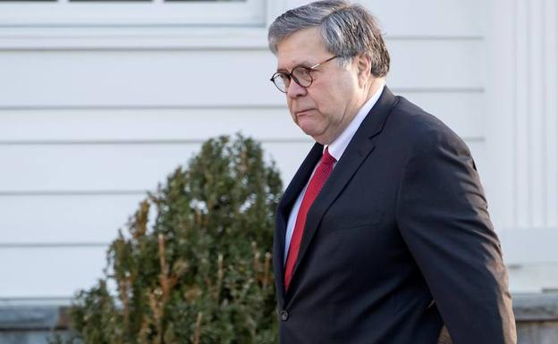 El fiscal general de EE.UU., William Barr. 